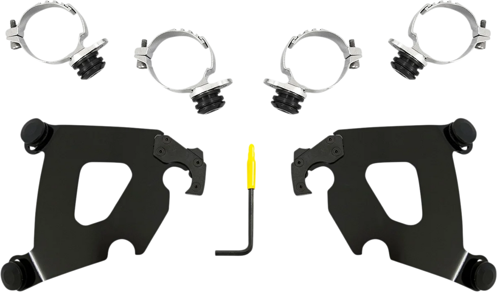 Memphis Shades Cafe Mounting Kit - Black - XL MEB2058 - Main Product View
