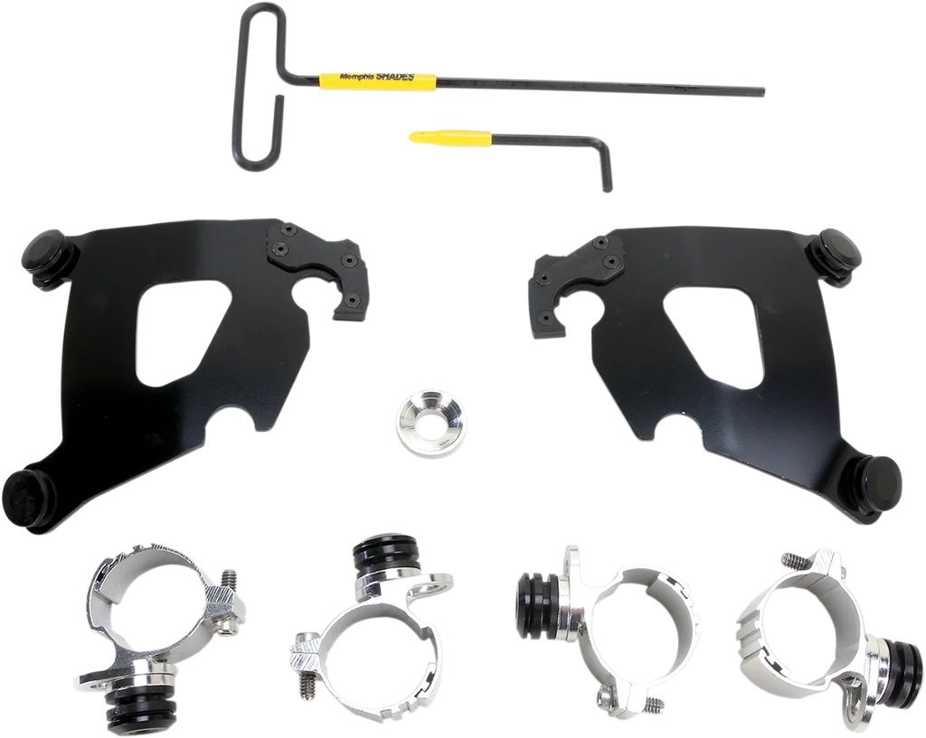 Memphis Shades Cafe Mounting Kit - Black - XL883 MEB2003 - Main Product View