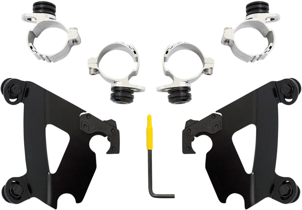 Memphis Shades Cafe Mounting Kit - Black - XLC MEB1997 - Main Product View