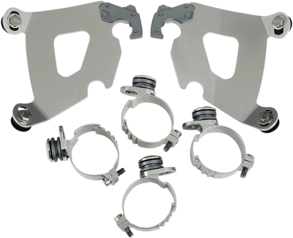 Memphis Shades Cafe Mounting Kit - Polished - FXD MEK1994 - Main Product View