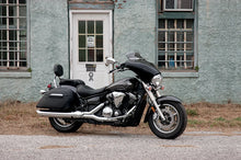 Load image into Gallery viewer, Memphis Shades Fairing Windshield Trim - Stainless Steel - Polished - Slim MEM0918 - Side View