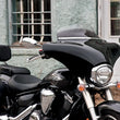 Load image into Gallery viewer, Memphis Shades Fairing Windshield Trim - Stainless Steel - Polished - Slim MEM0918 - Installation View