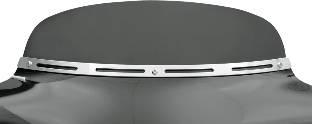 Memphis Shades Fairing Windshield Trim - Stainless Steel - Polished MEM0911 - Main Product View