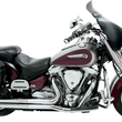 Load image into Gallery viewer, Memphis Shades Fairing Windshield Trim - Stainless Steel - Slotted - Slim MEM0923 - Additional View 5