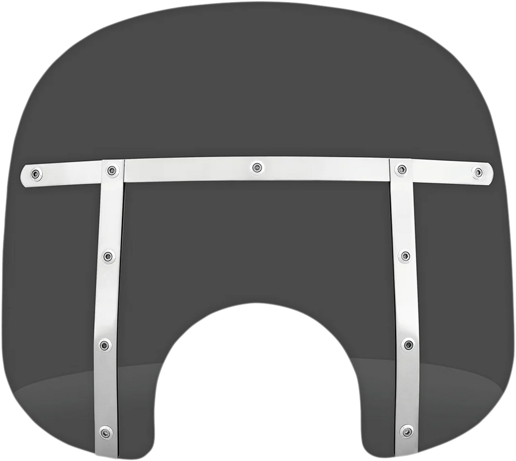 Memphis Shades Fats Windshield - 13" - Headlight - Dark Black Smoke MEM31110 - Main Product View