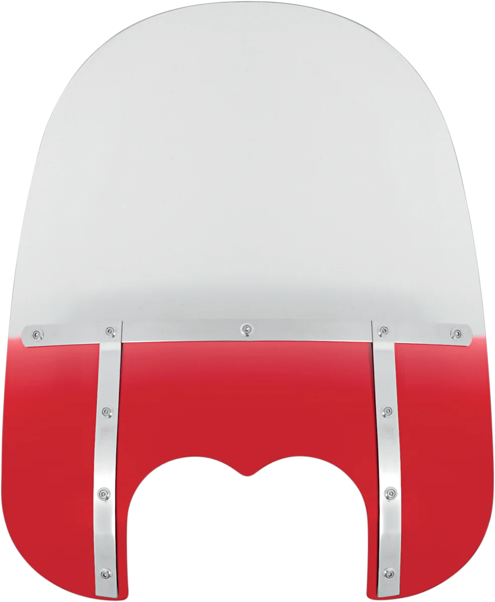 Memphis Shades Fats Windshield - 15" - Clear - FXDF MEM6730 - Side View