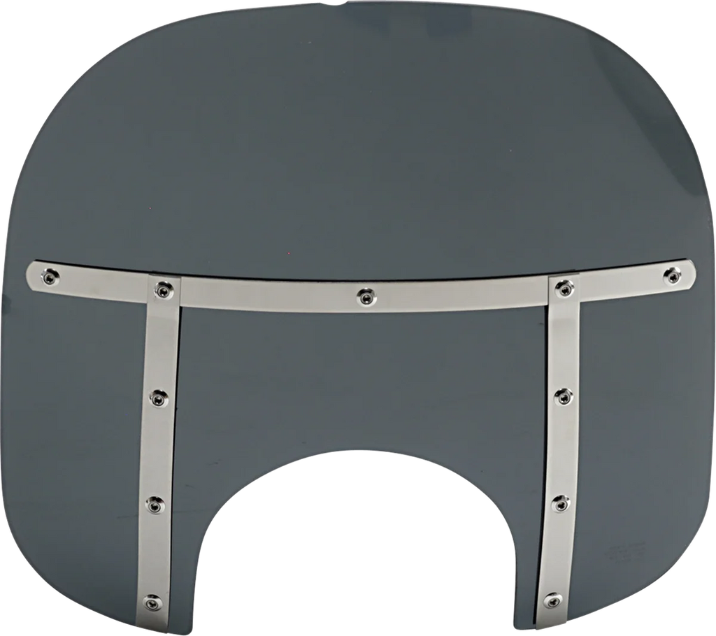 Memphis Shades Fats Windshield - 15" - Headlight - Dark Black Smoke MEM35210 - Main Product View