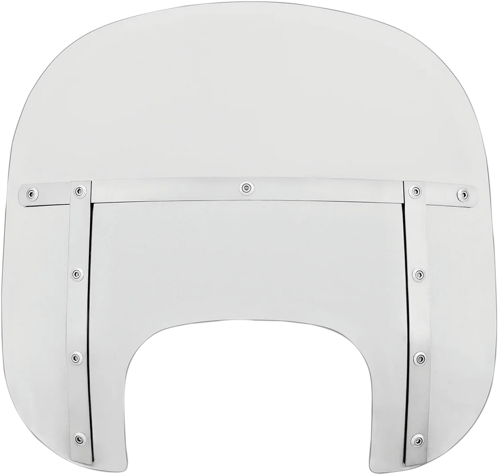 Memphis Shades Fats Windshield - Clear - 21" - FLFB/S MEM6400 - Side View