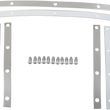 Load image into Gallery viewer, Memphis Shades Fats Windshield Hardware Straps - Stainless Steel MEM0913 - Main Product View