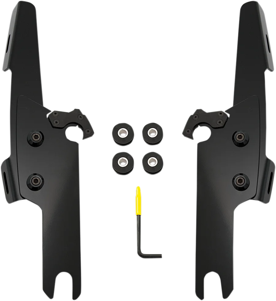 Memphis Shades Fats/Slim Mounting Kit - Black - FLRT MEB2017 - Main Product View