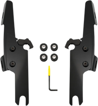 Load image into Gallery viewer, Memphis Shades Fats/Slim Mounting Kit - Black - FLRT MEB2017 - Main Product View