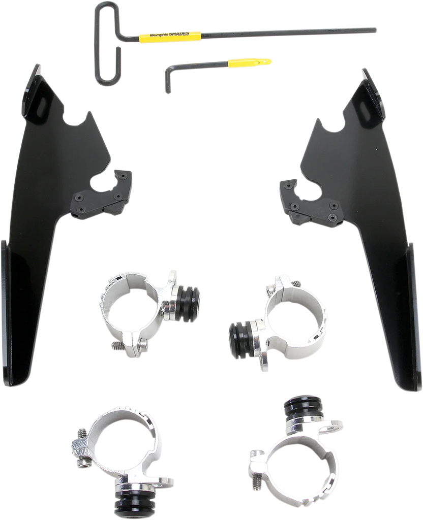 Memphis Shades Fats/Slim Mounting Kit - Black - XL883 MEB2001 - Main Product View