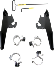 Load image into Gallery viewer, Memphis Shades Fats/Slim Mounting Kit - Black - XL883 MEB2001 - Main Product View