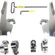 Load image into Gallery viewer, Memphis Shades Fats/Slim Mounting Kit - Polished - XL12C MEK2005 - Main Product View