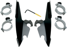 Load image into Gallery viewer, Memphis Shades Fats/Slim Trigger Lock Mounting Kit - Black - Dyna MEB8976 - Main Product View
