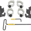 Load image into Gallery viewer, Memphis Shades Fats/Slim Trigger Lock Mounting Kit - Hammer - Black MEB2023 - Main Product View