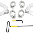 Load image into Gallery viewer, Memphis Shades Fats/Slim Trigger Lock Mounting Kit - Hammer - Polished MEK2023 - Main Product View