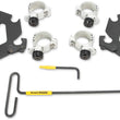 Load image into Gallery viewer, Memphis Shades Fats/Slim Trigger Lock Mounting Kit - Vegas - Black MEB2021 - Main Product View