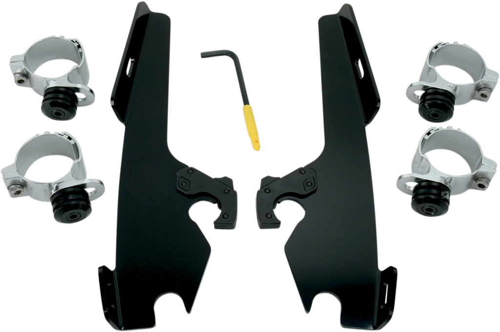 Memphis Shades Fats/Slim Trigger Lock Mounting Kit - Wide - Black MEB8968 - Main Product View