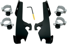Load image into Gallery viewer, Memphis Shades Fats/Slim Trigger Lock Mounting Kit - Wide - Black MEB8968 - Main Product View
