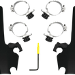 Load image into Gallery viewer, Memphis Shades Fats/Slim Windshield Trigger Lock Complete Mount Kit - Black - XL MEB2054 - Main Product View