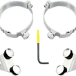 Load image into Gallery viewer, Memphis Shades Fork Cover - Hardware Kit - Polished MEK1980 - Main Product View