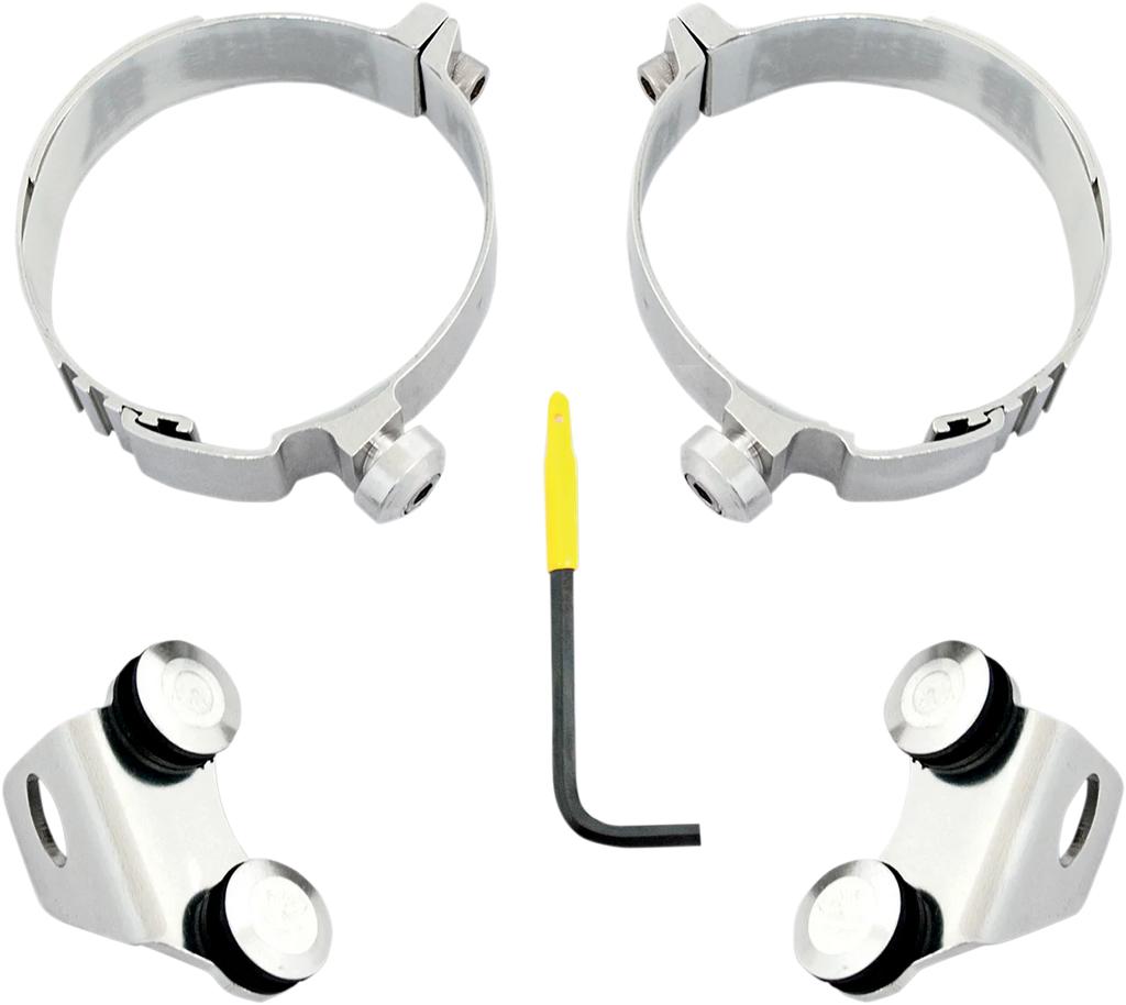 Memphis Shades Fork Cover - Hardware Kit - Polished MEK1980 - Main Product View