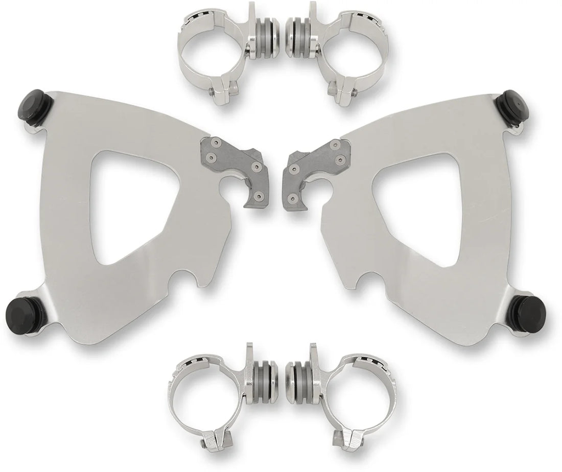 Memphis Shades Gauntlet Mounting Kit - Black - Chief MEB2077 - Side View