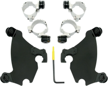 Load image into Gallery viewer, Memphis Shades Gauntlet Mounting Kit - Black - FXD MEB1993 - Side View