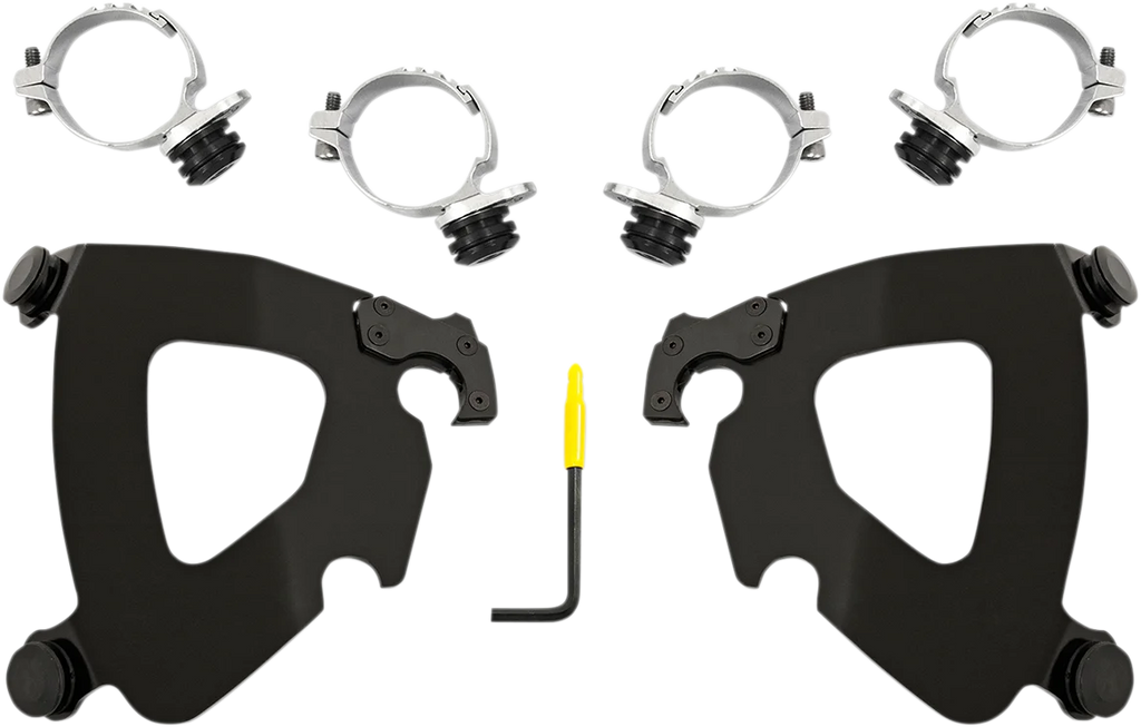 Memphis Shades Gauntlet Mounting Kit - Black - FXLR MEB2033 - Main Product View