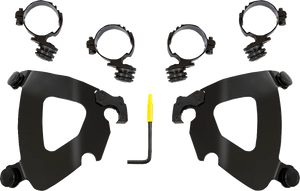 Memphis Shades Gauntlet Mounting Kit - Black - Honda MEB2068 - Main Product View