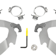Load image into Gallery viewer, Memphis Shades Gauntlet Mounting Kit - Polished - FXDL '14-'17 MEK2014 - Main Product View