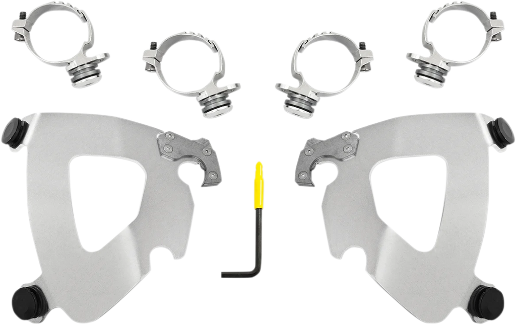 Memphis Shades Gauntlet Mounting Kit - Polished - FXLR MEK2033 - Main Product View