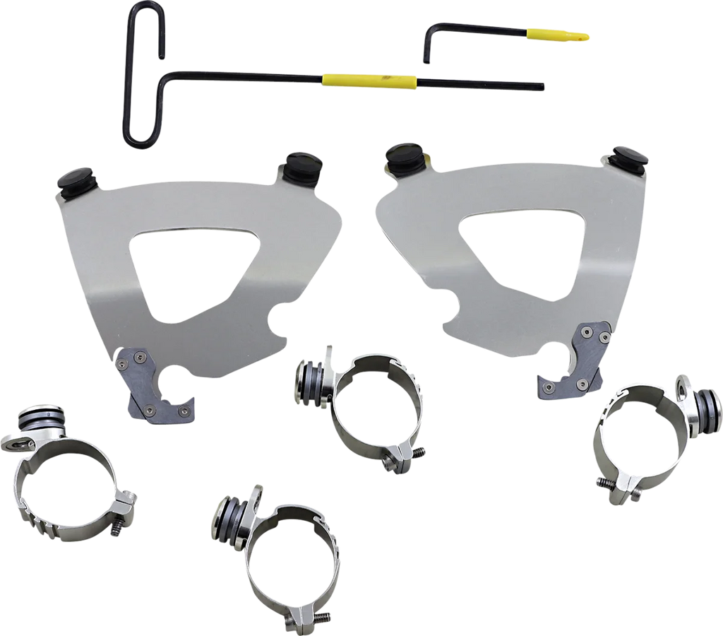 Memphis Shades Gauntlet Mounting Kit - Polished - XL MEK2057 - Main Product View