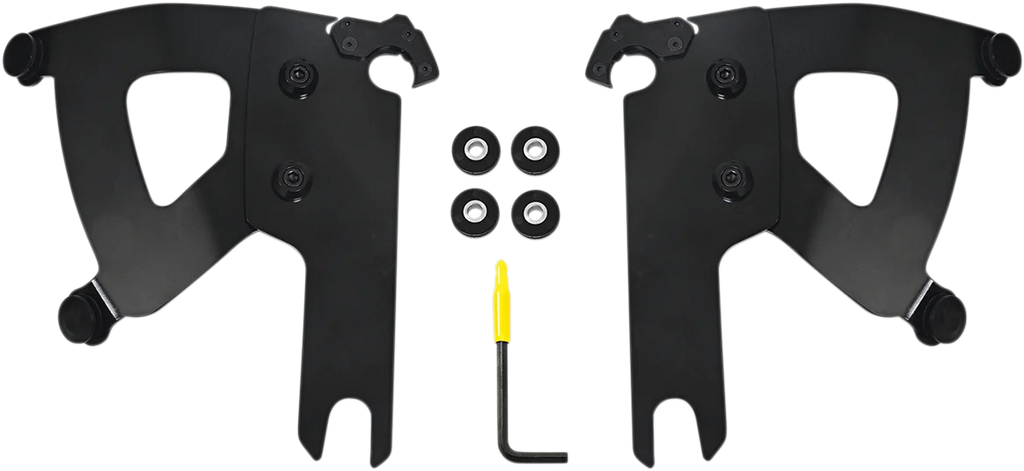 Memphis Shades Road Warrior Mounting Kit - Black - FLHR MEB2039 - Main Product View