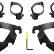 Load image into Gallery viewer, Memphis Shades Road Warrior Mounting Kit - Black - FLSB MEB2043 - Main Product View