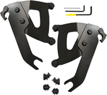 Load image into Gallery viewer, Memphis Shades Road Warrior Mounting Kit - Black - FLSL MEB2048 - Side View