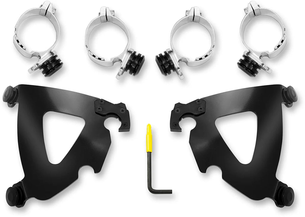 Memphis Shades Road Warrior Mounting Kit - Black - FXD MEB2028 - Main Product View