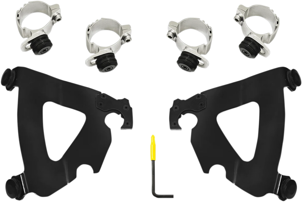 Memphis Shades Road Warrior Mounting Kit - Black - FXD MEB2038 - Main Product View