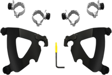 Load image into Gallery viewer, Memphis Shades Road Warrior Mounting Kit - Black - FXDWG MEB2030 - Main Product View