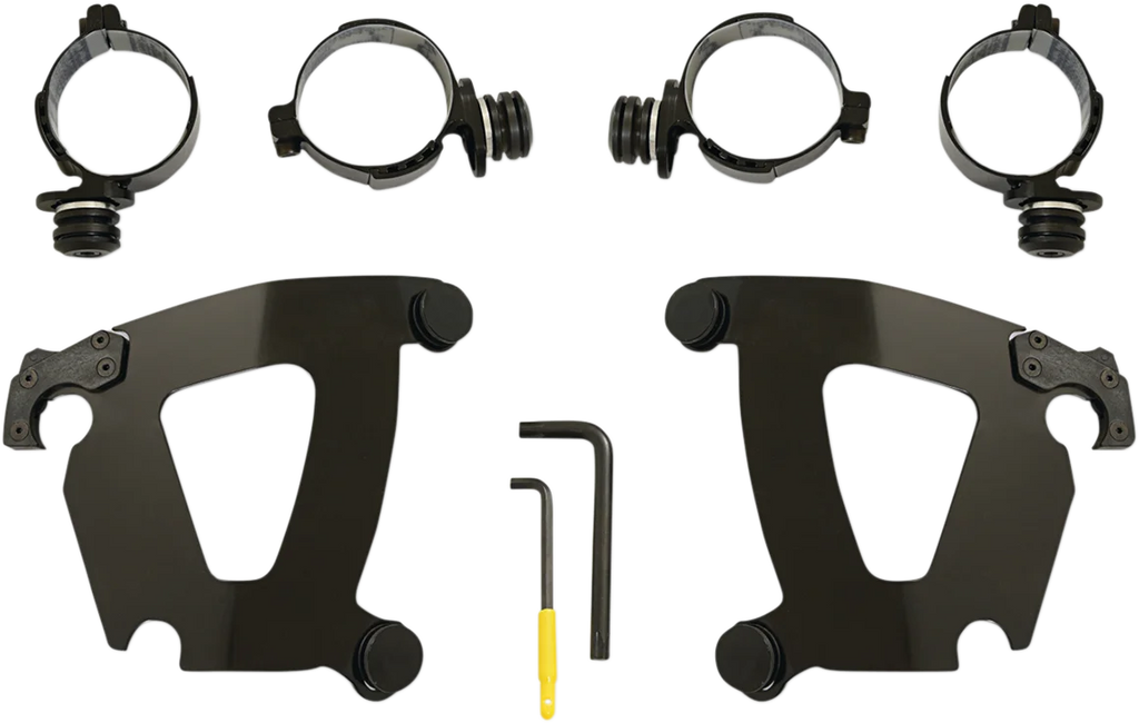 Memphis Shades Road Warrior Mounting Kit - Black - FXFB MEB2050 - Main Product View