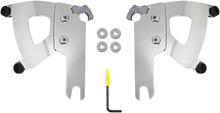 Load image into Gallery viewer, Memphis Shades Road Warrior Mounting Kit - Polished - FLHR MEK2039 - Main Product View