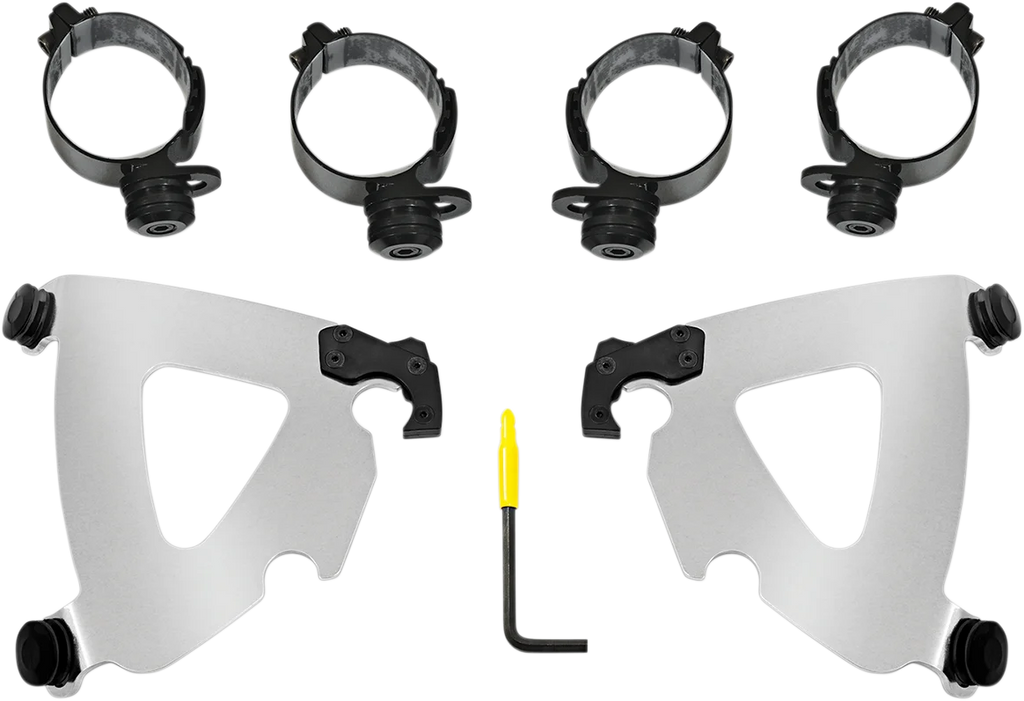 Memphis Shades Road Warrior Mounting Kit - Polished - FLSB MEK2043 - Main Product View