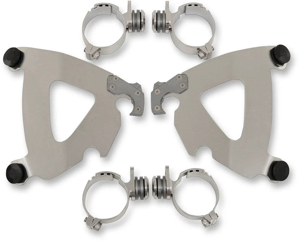 Memphis Shades Road Warrior Mounting Kit - Polished - FXDWG MEK2029 - Main Product View