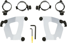 Load image into Gallery viewer, Memphis Shades Road Warrior Mounting Kit - Polished - FXFB MEK2050 - Main Product View