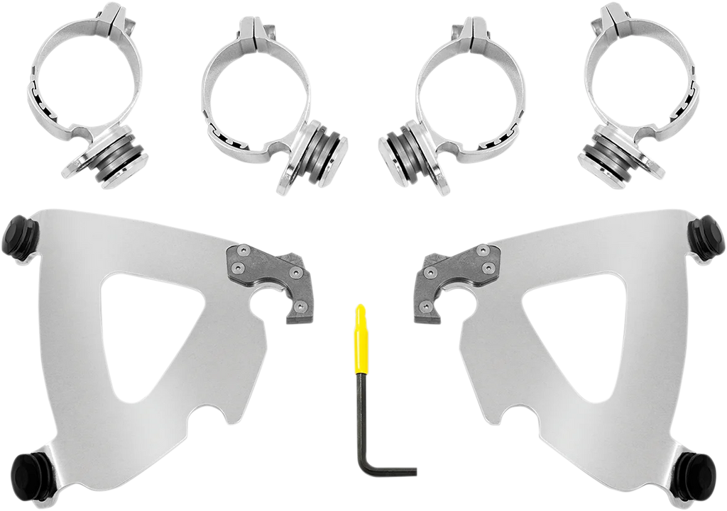 Memphis Shades Road Warrior Mounting Kit - Polished - FXLR MEK2035 - Main Product View
