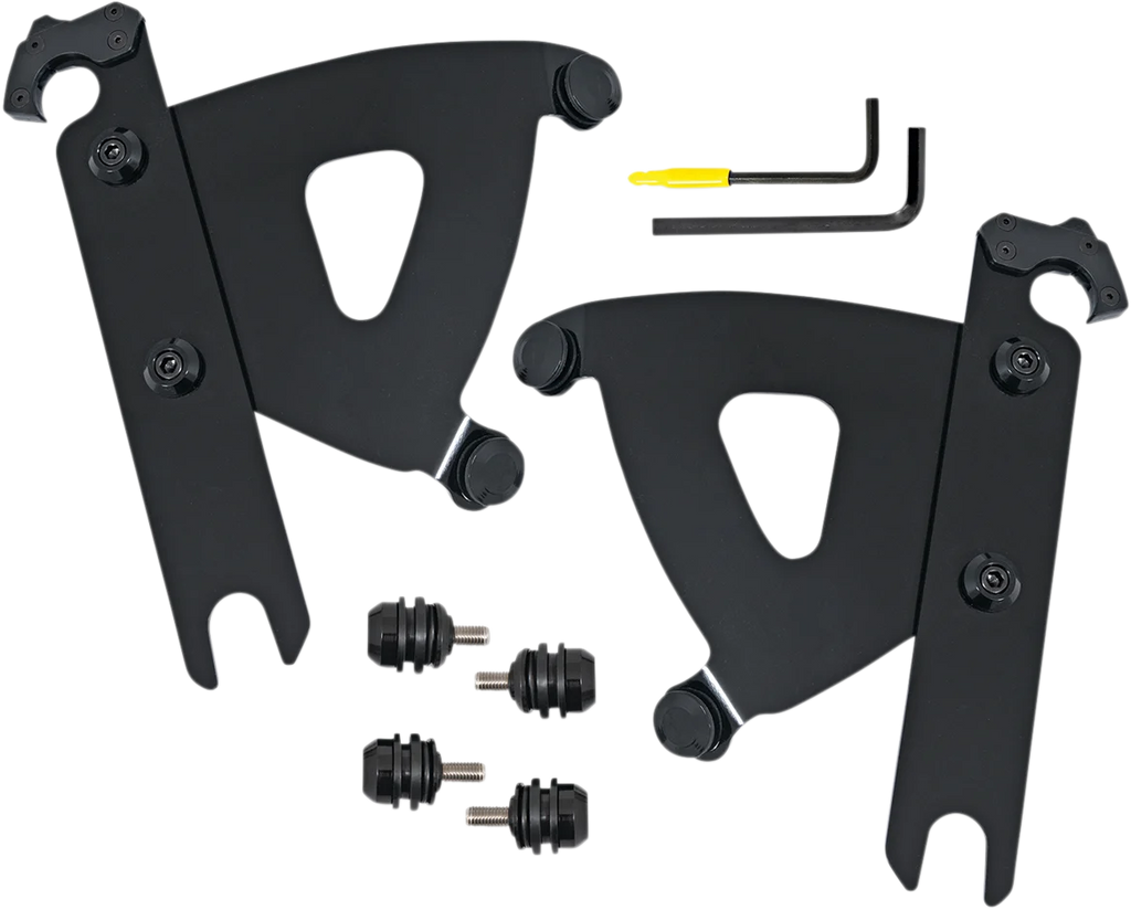 Memphis Shades Road Warrior Trigger-Lock Mounting Kit - Black - FLSTF MEB2053 - Main Product View