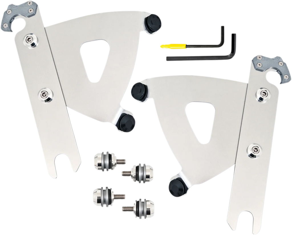 Memphis Shades Road Warrior Trigger-Lock Mounting Kit - Polished - FLSTF MEK2053 - Main Product View