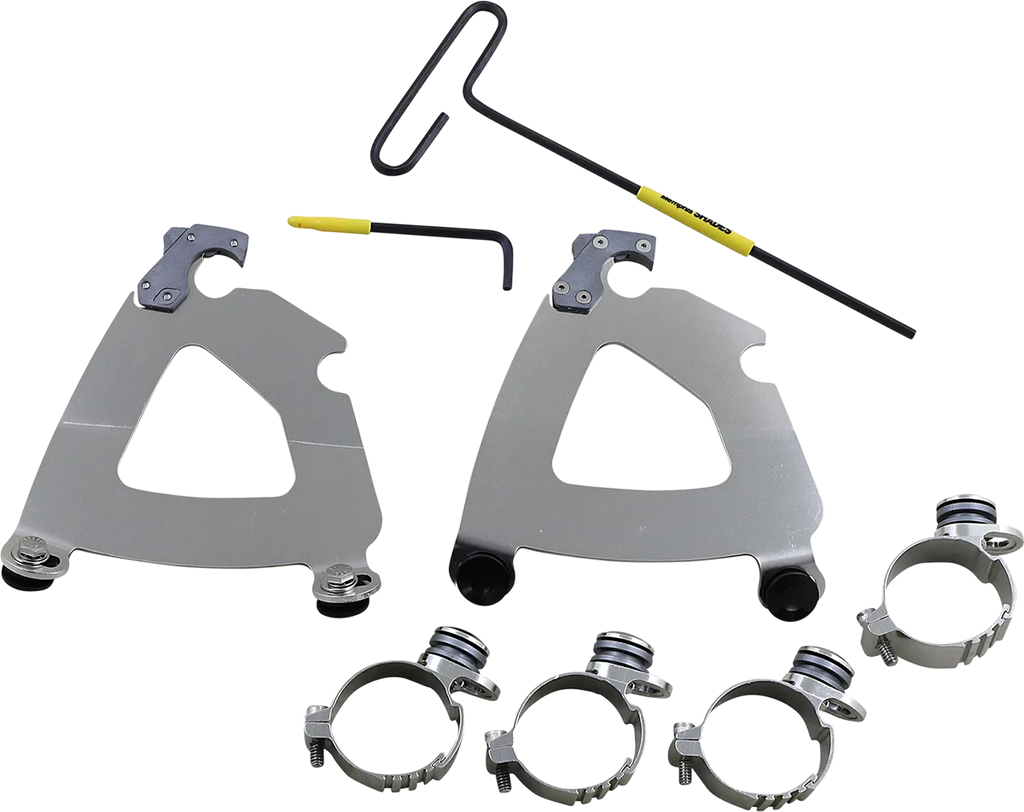 Memphis Shades Road Warrior Trigger-Lock Mounting Kit - Polished - XL MEK2059 - Main Product View