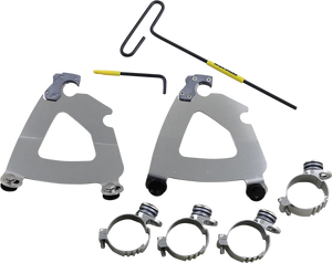 Memphis Shades Road Warrior Trigger-Lock Mounting Kit - Polished - XL MEK2059 - Main Product View